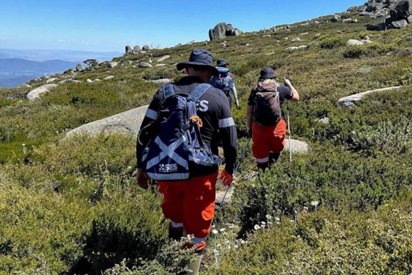 Some 300 rescue staff and volunteers searched the national park for signs of the missing hiker