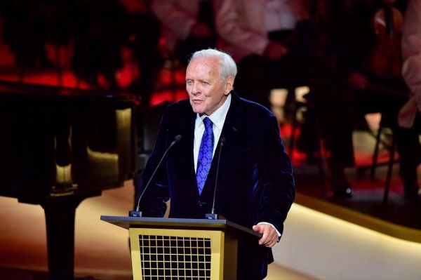 Sir Anthony Hopkins mesmerizes Riyadh with his first live musical performance