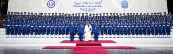 Deputy Minister of Defense Prince Abdulrahman bin Mohammed bin Ayyaf graces the graduation ceremony of 105th batch of students of King Faisal Air Academy in Riyadh on Sunday.

 