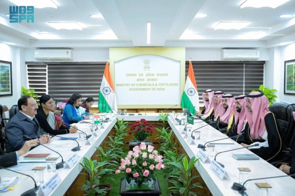 Saudi Minister of Industry and Mineral Resources Bandar Alkhorayef met with senior Indian ministers during his official visit to the Indian capital New Delhi on Monday.
