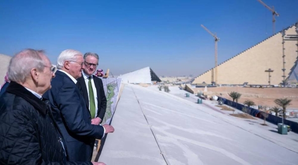 German President visits King Salman Park Project in Riyadh