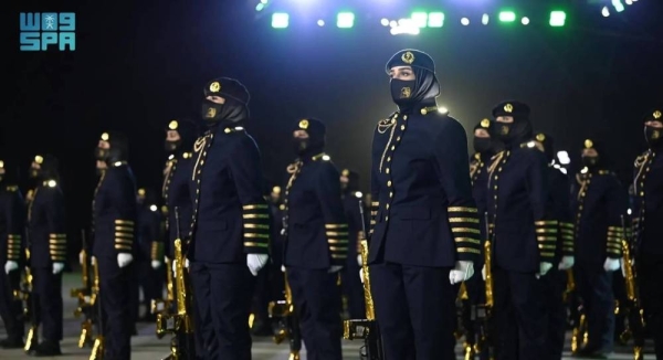 360 female recruits graduated from Women's Training Institute in Riyadh.