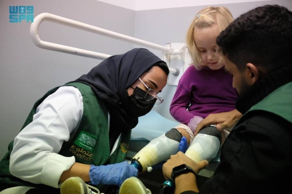 The Saudi Prosthetic Limbs Center was a first stop in the journey to restore the life of the Ukrainian girl Matilda.