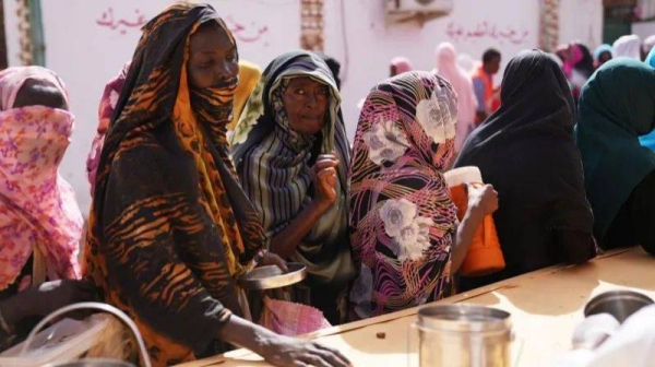 The community kitchens, like this one photographed in December, have provided a vital lifeline for many