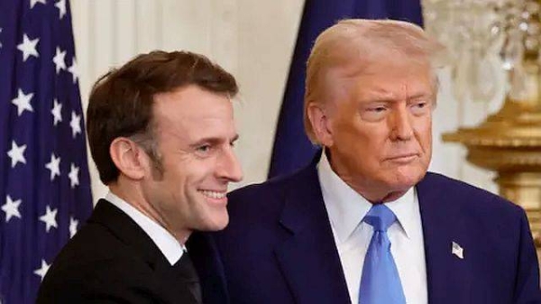 Trump and Macron cite ‘progress’ in Ukraine war peace talks