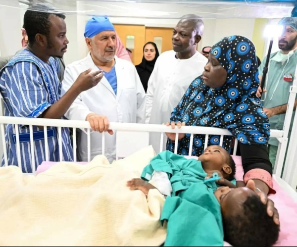 The 26-member Saudi medical and surgical team, led by King Salman Humanitarian Aid and Relief Centre (KSrelief) Supervisor General Dr. Abdullah Al-Rabeeah, took six hours to complete the complex surgery that was carried out in five phases.