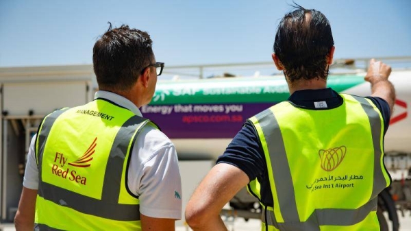 The introduction of Sustainable Aviation Fuel (SAF) at the Red Sea International Airport (RSI). 