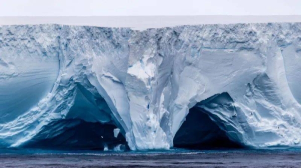 The iceberg, which is about twice the size of Greater London, appears to be stuck and should start breaking up on South Georgia's south-west shores