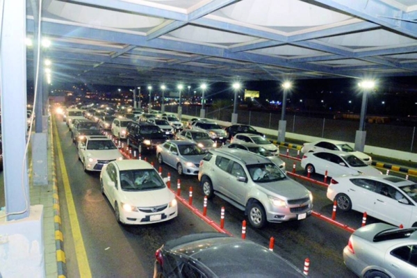 The Roads General Authority said that the vehicle crossings were managed through an integrated system of services it provides in cooperation with all relevant entities.

