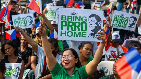 Thousands march in Davao City demanding Duterte’s release from ICC detention