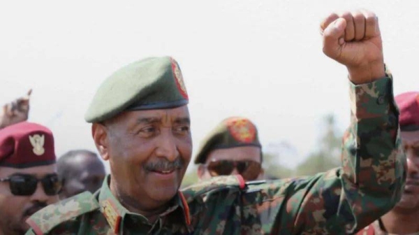 This is believed to be the first time Gen Burhan has set foot in the presidential palace since the start of the war almost two years ago