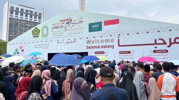 The exhibition was widely welcomed by the Indonesian public