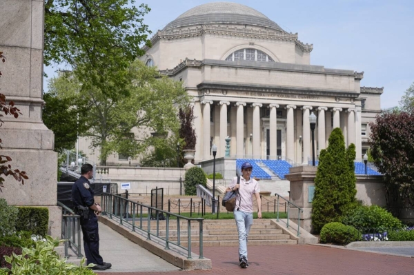 Columbia suspends over 65 students after pro-Palestinian protest inside library