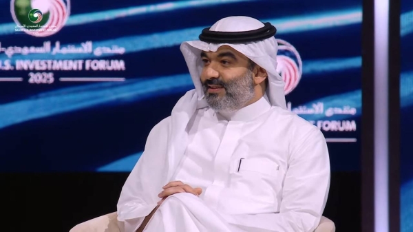 Minister of Communications and Information Technology Eng. Abdullah Al-Swaha attending the Saudi-US Investment Forum in Riyadh on Tuesday.
