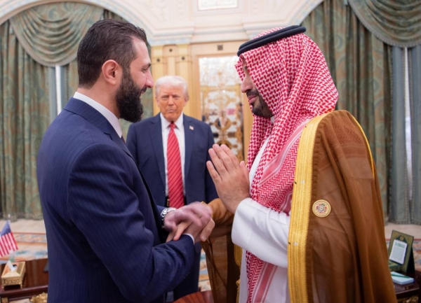 Saudi crown prince hosts Trump–Syrian president meeting in Riyadh