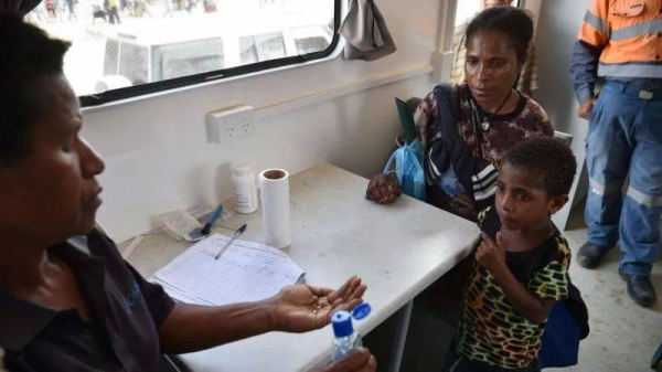 Less than half of the country's population are immunised against polio, a highly infectious disease