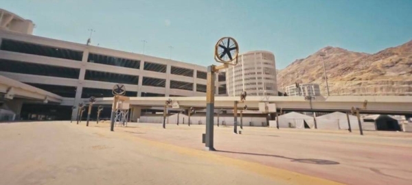 The eastern squares of the Jamarat facility witnessed the installation of 200 mist fans to cool the air during the Hajj season.