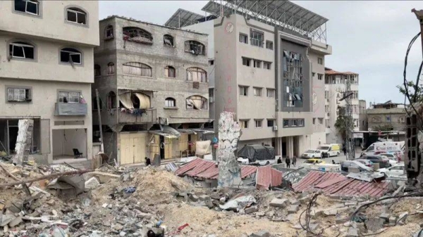 Al-Awda Hospital seen in a file handout photo on 21 March 2024