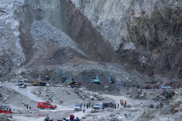 Death toll rises to 17 in Indonesia quarry collapse as search continues