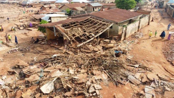 It is thought to have been decades since Mokwa has experienced such destruction from floods