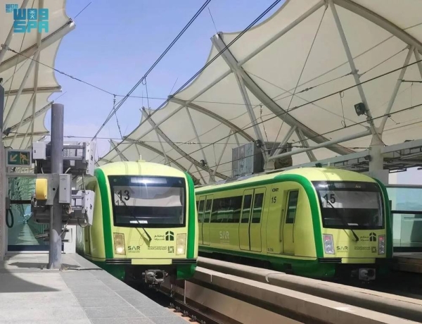 The Mashaer Metro Train will operate 2,000 trips to transport two million pilgrims during the Hajj season.