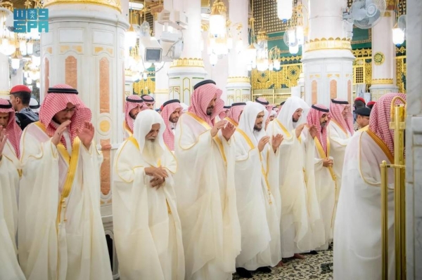 Millions of worshipers thronged the Grand Mosque in Makkah and the Prophet’s Mosque in Madinah as well as mosques and prayer grounds across Saudi Arabia to perform Eid Al-Adha and Juma prayers on Friday.

