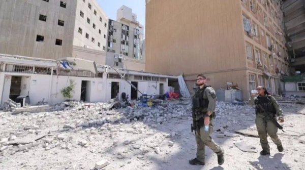 An Israeli hospital was struck by an Iranian missile on Thursday