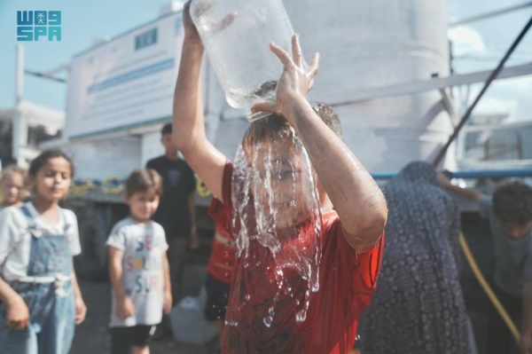 KSrelief delivers clean water to Gaza and vital medical aid to Syria