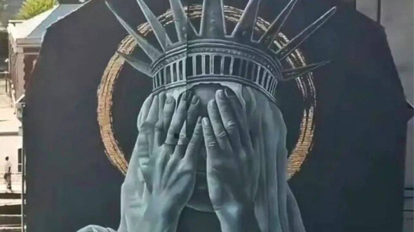 France's new Lady Liberty artwork goes viral