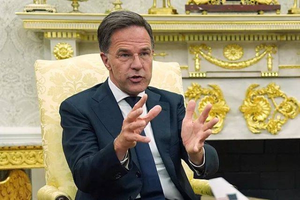 NATO Secretary General Mark Rutte in the White House, 14 July, 2025
