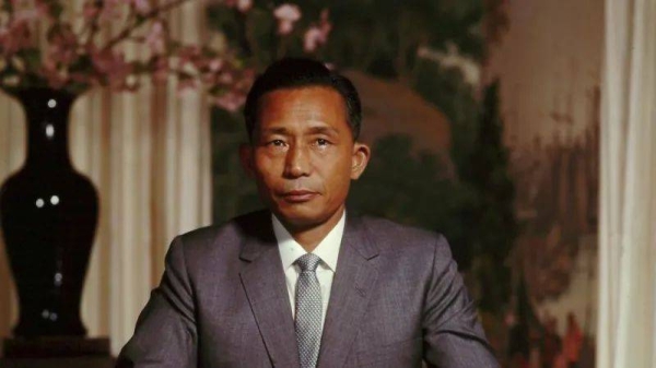 Kim Jae-kyu in military court during the trial in 1979