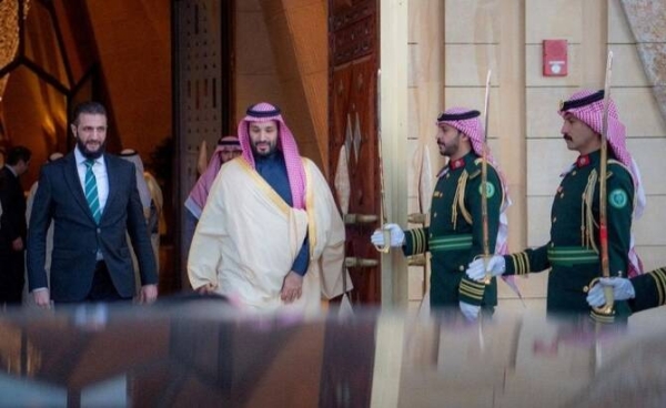 Crown prince rejects foreign interference in Syria during call with President Al-Sharaa