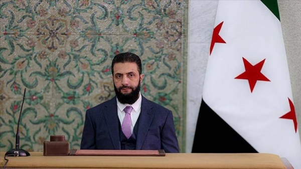 Syrian President Ahmed al-Sharaa.