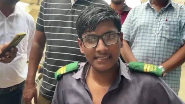 Year 10 student Farhan Hasan had just finished an exam when the plane crashed