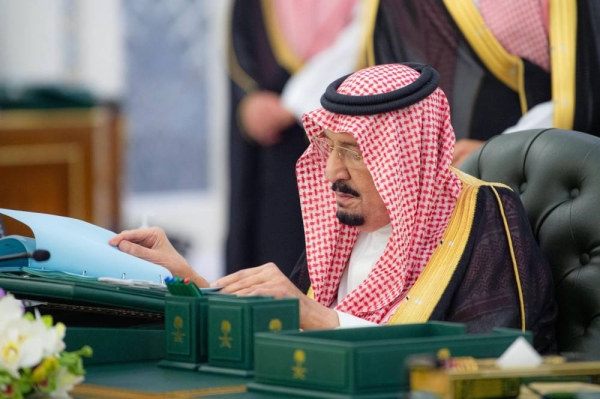 The Custodian of the Two Holy Mosques King Salman chaired the Cabinet session held Tuesday in Jeddah.