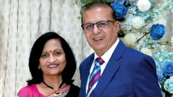Other remains were found in Shobhana Patel's casket after her body was returned to the UK, her son says