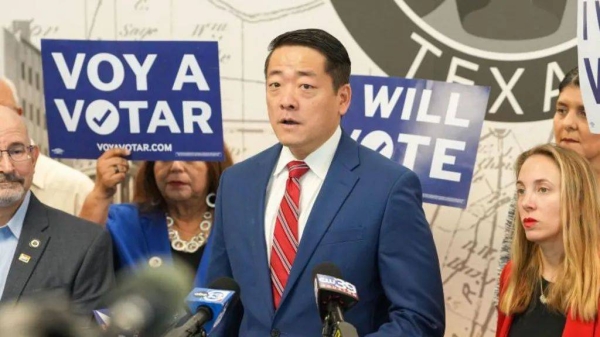 Gene Wu, a Democratic state lawmaker in Houston, says he and others are 'walking out on a rigged system'