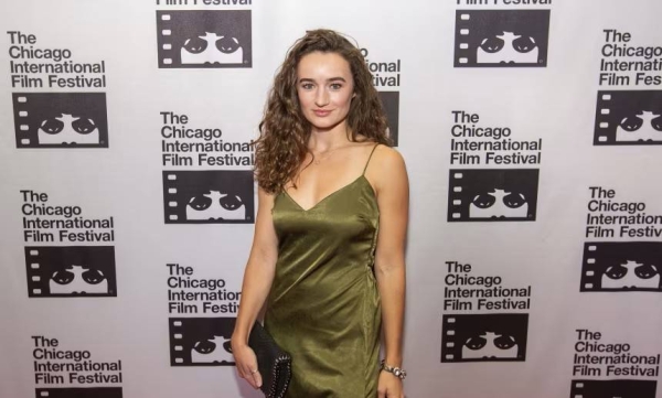 Kelley Mack poses for photos at an event in Chicago in October 2021