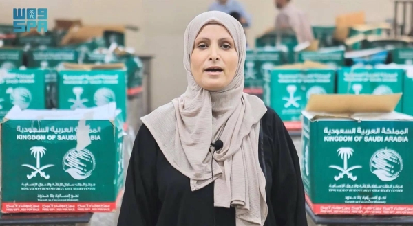 A Palestinian woman noted that she and others are currently sheltering in a school built by Saudi Arabia in 2007, which now houses orphans, widows of martyrs, and many displaced families who lost their homes.