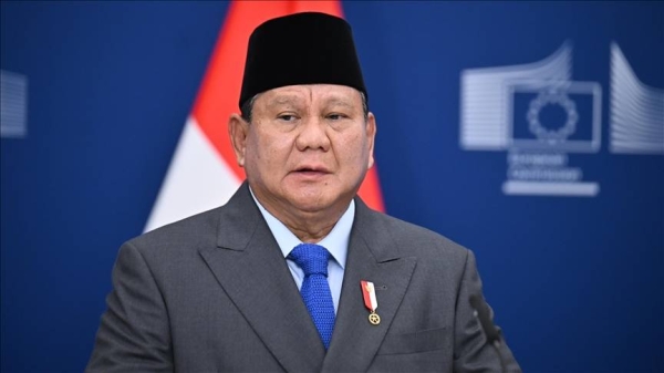 Indonesian President Prabowo Subianto.