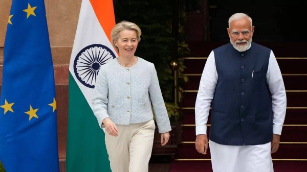 Von der Leyen and Modi promised to strengthen ties