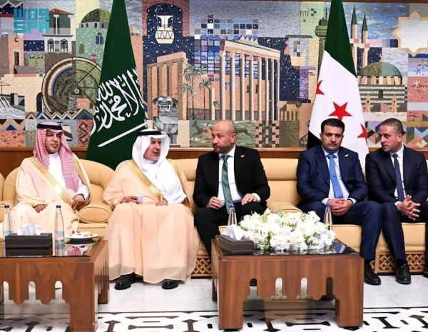 King Salman Humanitarian Aid and Relief Center Supervisor General Dr. Abdullah Al-Rabeeah during the project launching ceremony in Damascus on Sunday.

