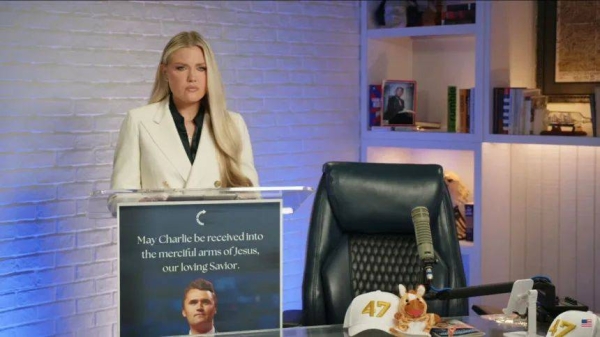 Charlie Kirk’s widow, Erika Kirk, makes her first public statements since her husband was shot and killed
