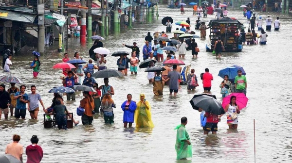 An extraordinarily flooded July led to widespred anger in the Philippines
