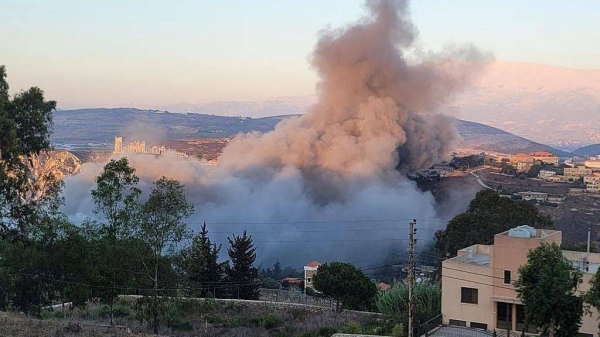 Israeli strikes hit the southern Lebanese village of Debbin
