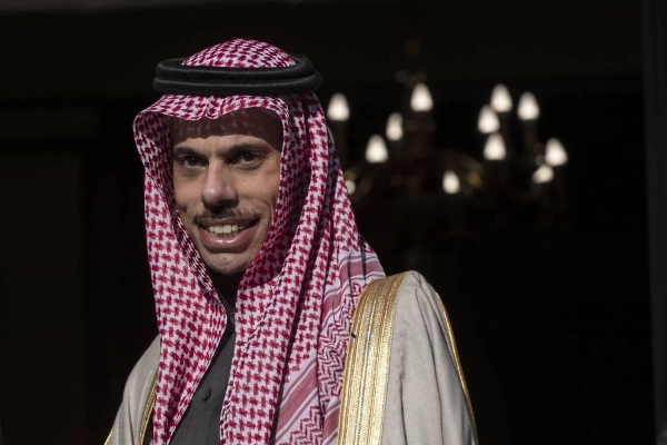 Saudi Foreign Minister Prince Faisal bin Farhan.