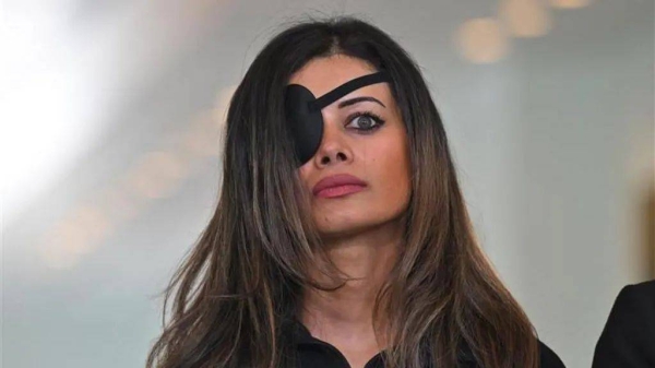 Hannah Thomas alleges she was punched in the face by a police officer during a protest in June