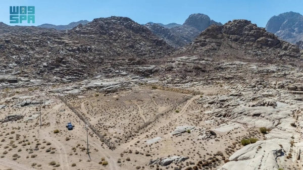 The Masyoun site, northwest of Tabuk, dates back to the Pre-Pottery Neolithic period, specifically between 11,000 and 10,300 years ago.
