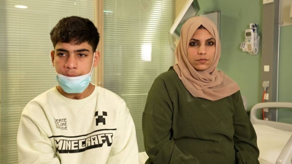 Majd Alshaghnobi underwent facial reconstruction surgery at Great Ormond Street Hospital, London,
