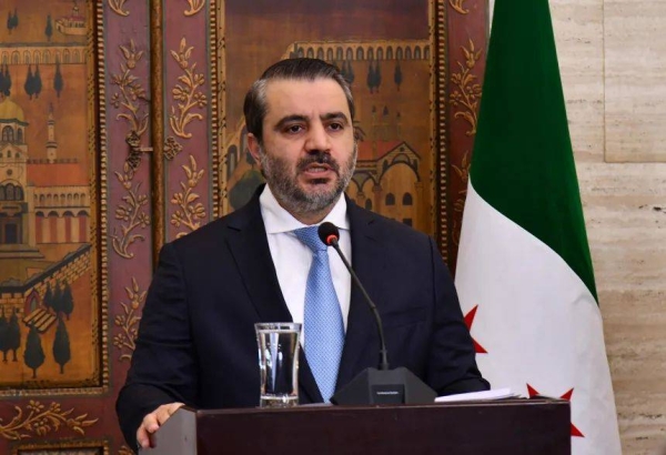 Syria's Foreign Minister Asaad al-Shibani